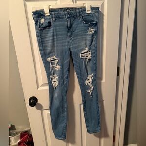 American Eagle Blue Denim Jegging Jeans Size 14 Women’s